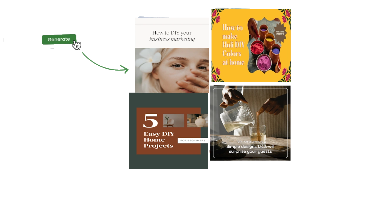 turn text into post with Instagram post maker